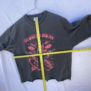 Naruto T Shirt Mens Size Large Black This World Shall Know Pain Japanese Manga